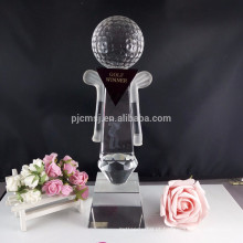 Hot sale melhor qualidade troféu de cristal e placa de prêmio